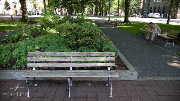 Good urban design, with the park blocks that run through downtown.