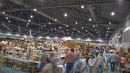 The huge Palmer-Wirf collectibles show filled three huge exhibit halls like this one as well as a large outdoor area.