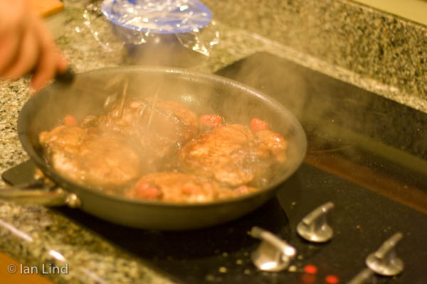 The chops were added back in very briefly.
