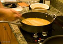 It was a long process, constantly stirring the risotto and keeping enough liquid in it while cooking.