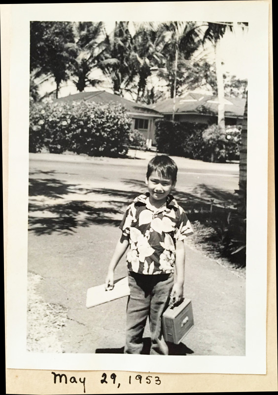 Heading for school